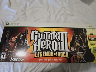 Guitar Hero 3 Ledgends Of Rock Guitar Bundle For Xbox 360