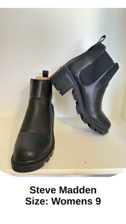 Steve Madden Black Chelsea’s