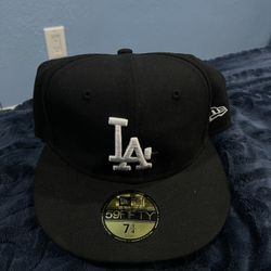 Black Dodgers Hat
