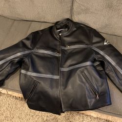 Genuine Leather Jacket For Motorcycle Wear!