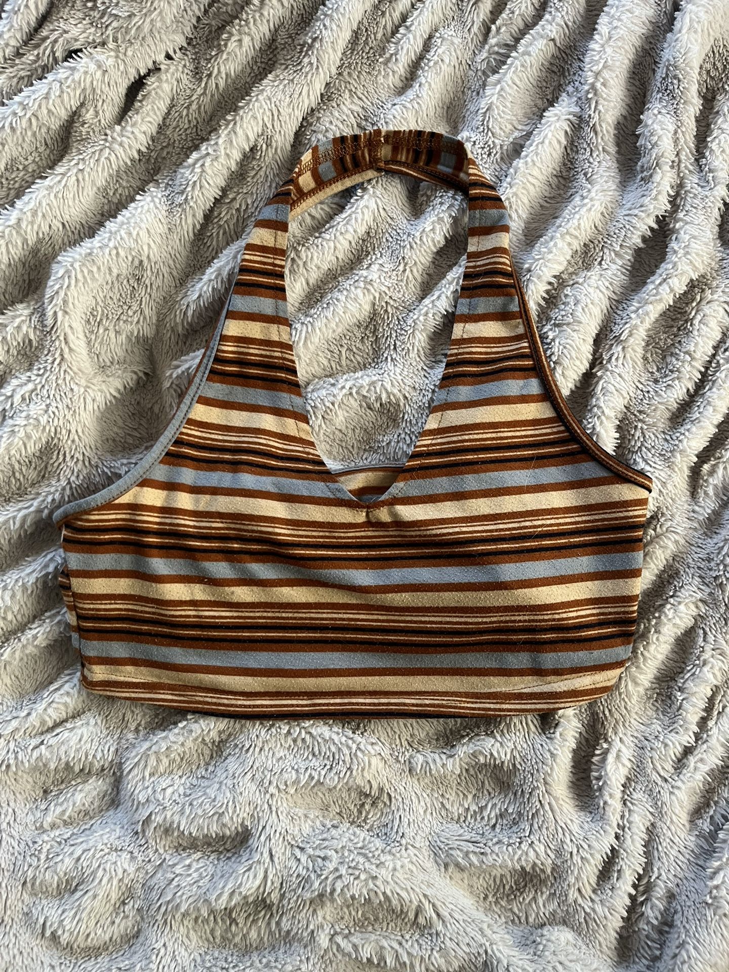 Brown Halter Top