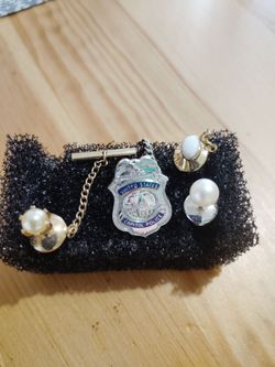 4 Vintage Tie Tacks