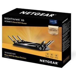 NETGEAR CM500-100NAR MODEM & NIGHTHAWK X6 TRI-BAND WIFE ROUTER