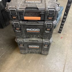 Rigid packout $100 full set consist of 3 stacked components