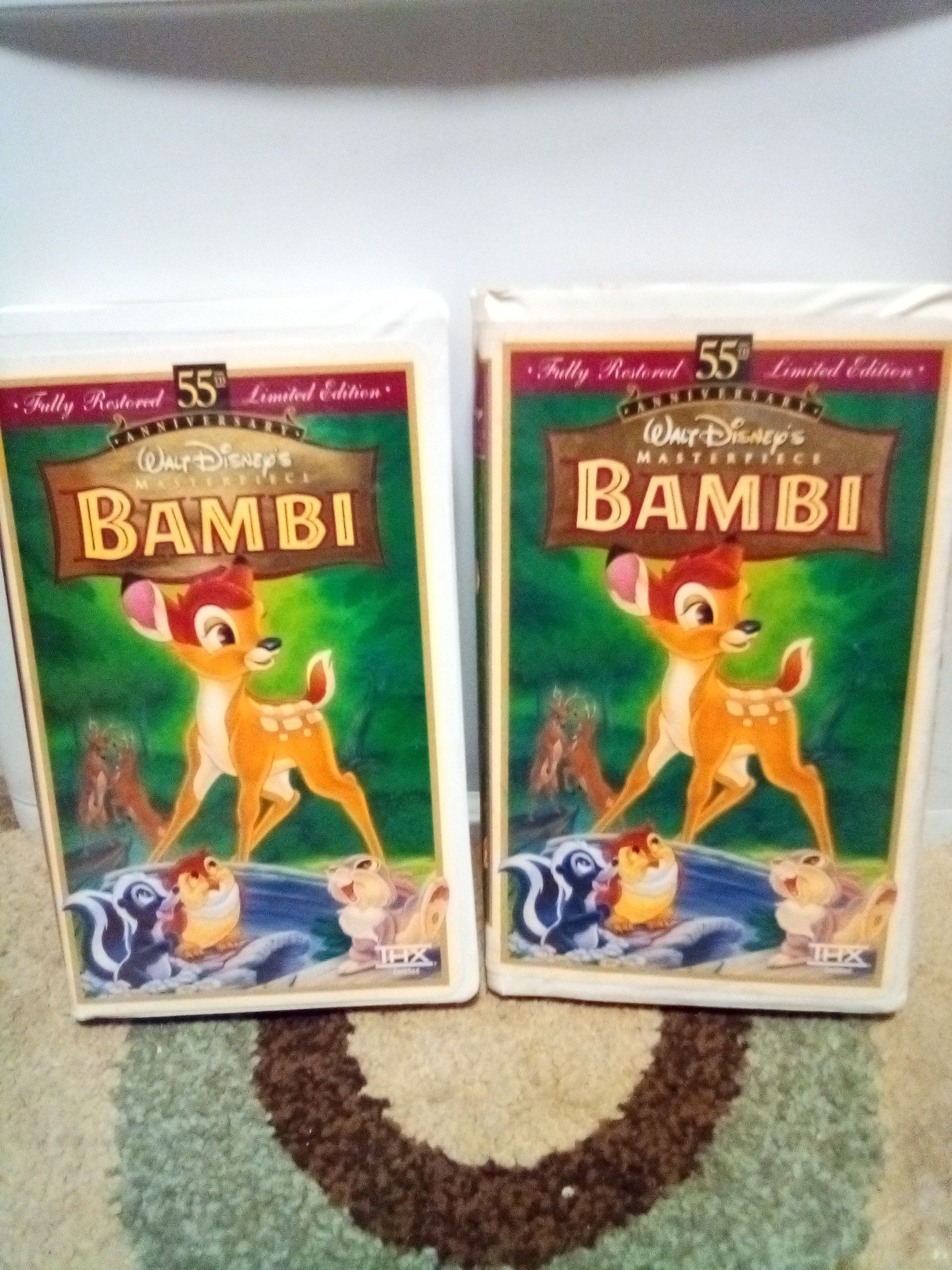 2 Bambi 55th Anniversary VHS