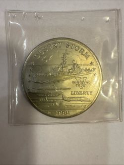 World's First Desert Storm Cupronickel Coin Collection 1991 New Queensland Mint