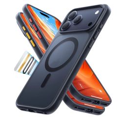 TORRAS Stronger Magnetic & Shockproof for iPhone 17 Pro Max Case, Fit for MagSafe, Military Grade Drop Protection, Camera Control, DIY Button, Slim fo