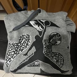 Vintage  Jordan Retro Hoody Size L But Runs Big