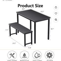 Table & Benches For Sale