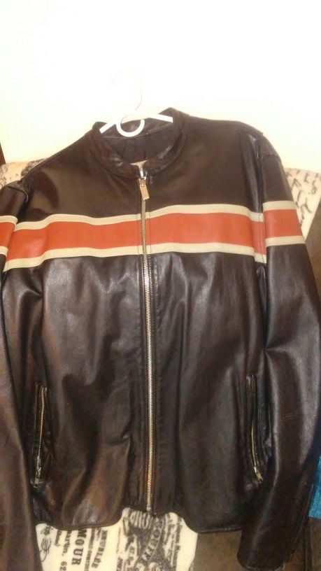 Leather Wilson biker jacket