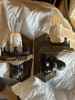 Vintage Pair Wall Sconce.