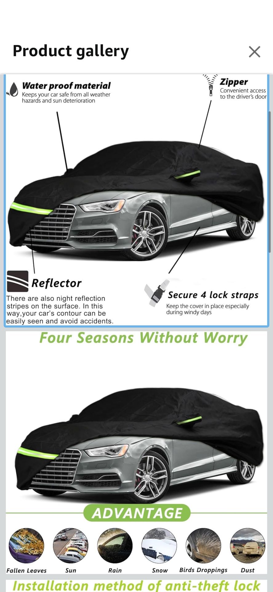 Audi A3/S3 YIXIN Waterproof Car Cover for 2013-2024