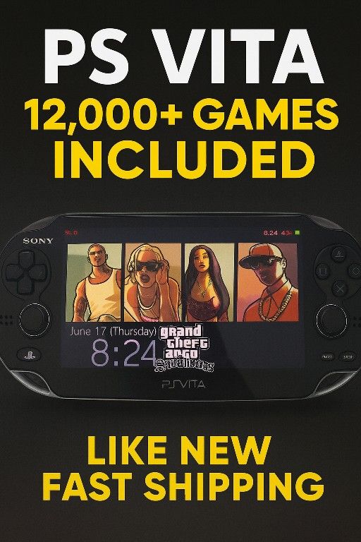 PSP/PS VITA w/HUGE AMOUNT OF GAMES (Message for Details)