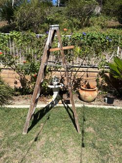 Vintage Wooden 6ft Step Ladder