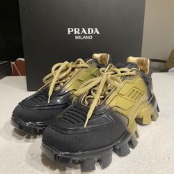 Prada black and gold Cloudbust Thunders