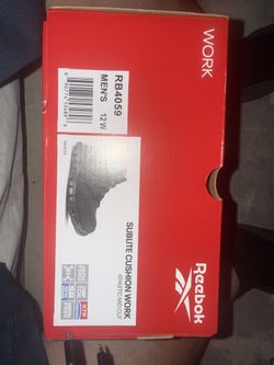 12 Reebok steel toe