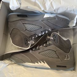 Jordan 5 wolf grey size 10.5
