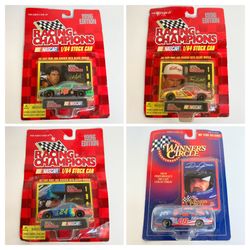 (4) Racing Champions and Winner’s Circle NASCAR Die Cast Cars