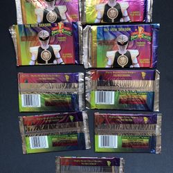 Power rangers trading cards