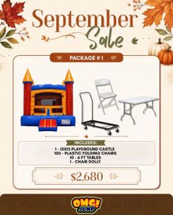 Jumpers ,Tables,Chairs and chair dolly