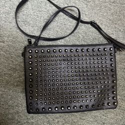 Crossbody Or Clutch Studded Bag