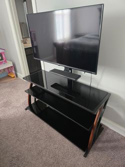 Tv stand with TV