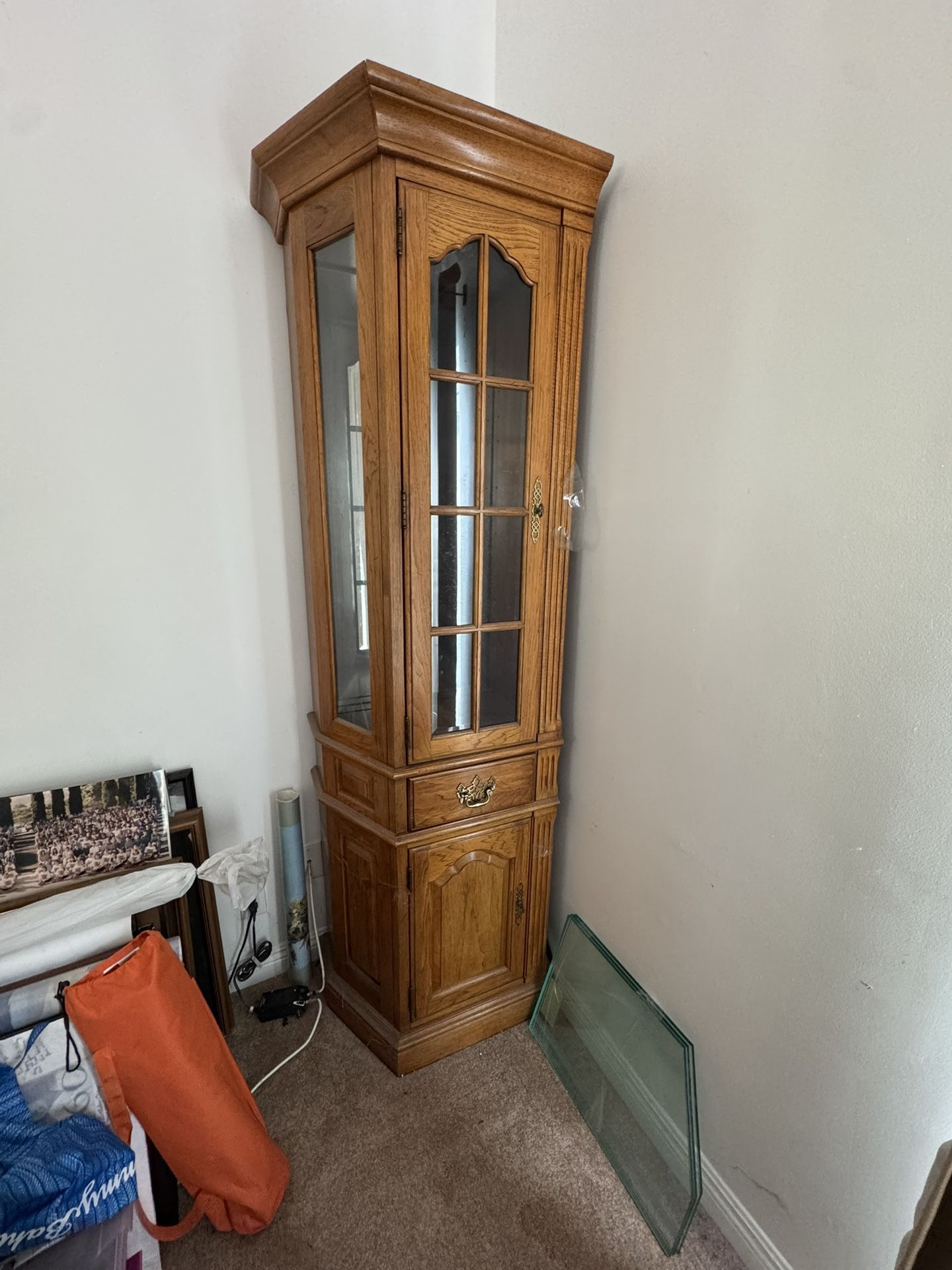 Vintage Corner Cabinet