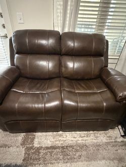Leather sofas