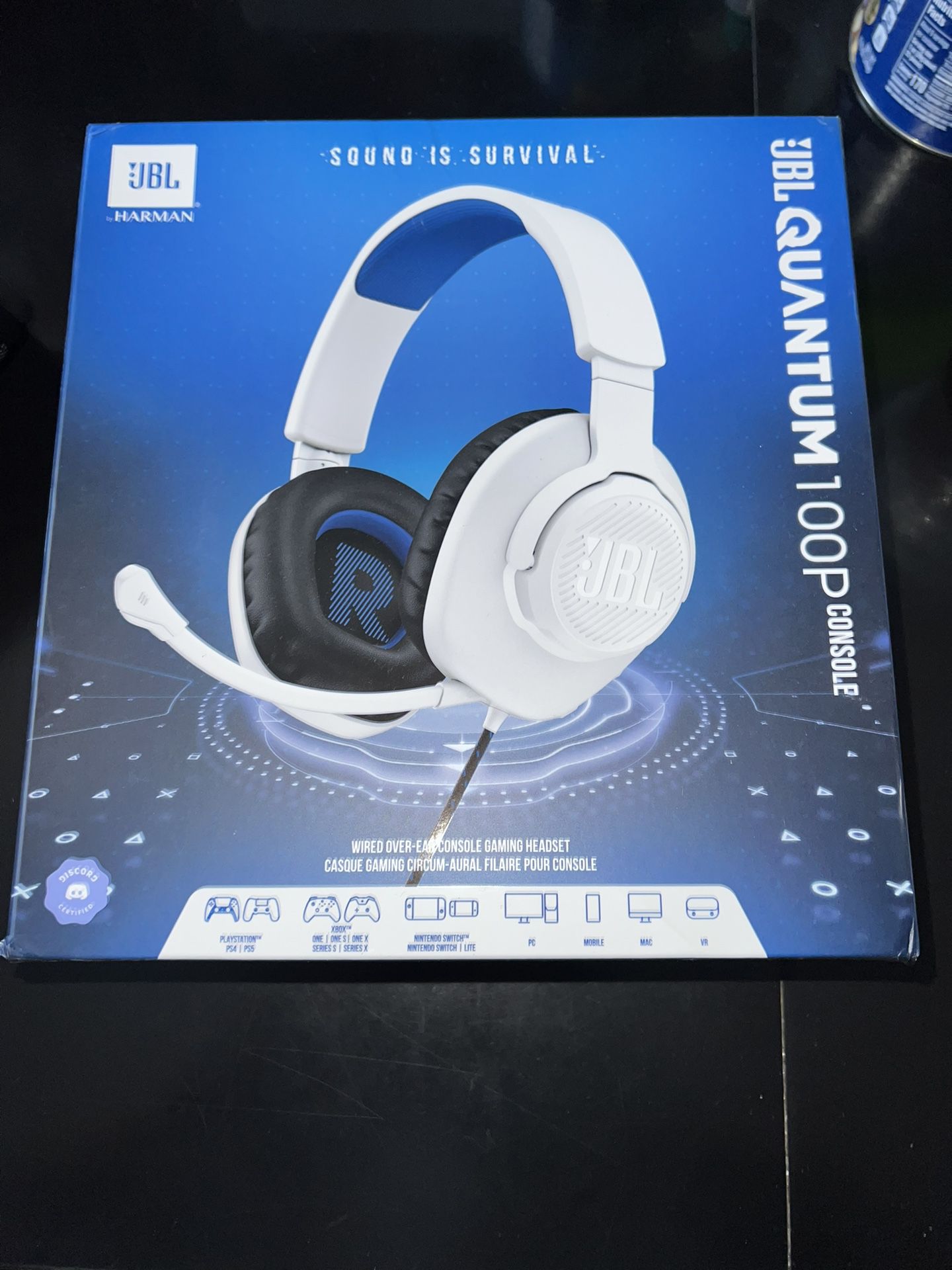 JBL Quantum 100P Console - Gaming Headset for Playstation