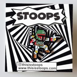 8-Bit Fett Enamel Pin  ***Price Dropped 