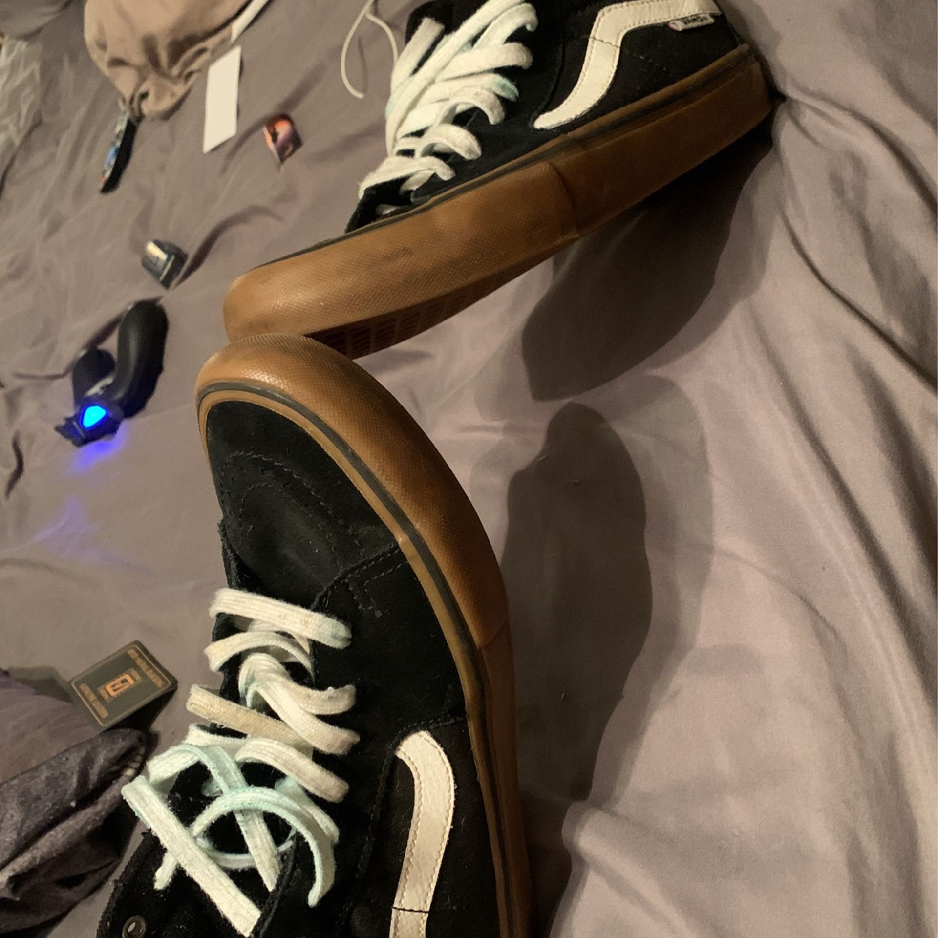 Size 9 Vans High Tops Only Worn Like 3 Times Too Small For Me