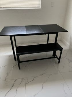 Table with two benches