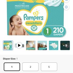 Diapers Size 1