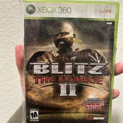 Blitz The League II Video Game CIB Xbox 360