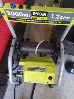 Ryobi Power Washer 2000 Psi Excellent Condition