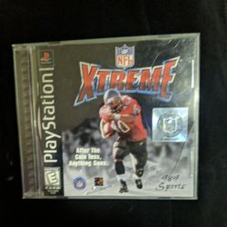 NFL Xtreme PlayStation 1 Game 
