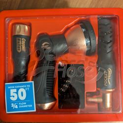 Pocket Hose Copper Bullet 50 FT With Thumb

Spray Nozzle