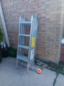 New 16'ft KRAUSE Multi Matic Folding Aluminum Ladder