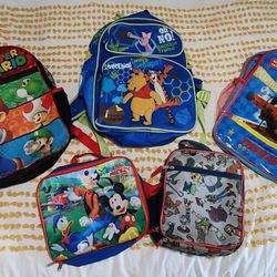 Kids Backpacks and Lunch Bags