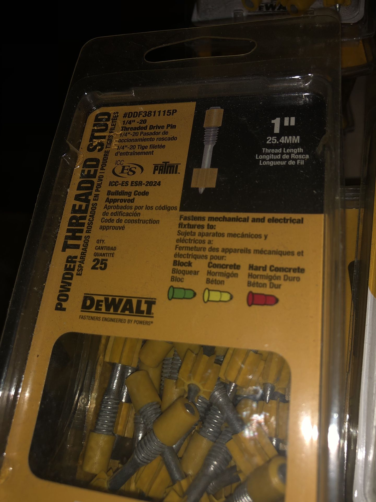 DeWalt Power thunder studs (message for more products!)