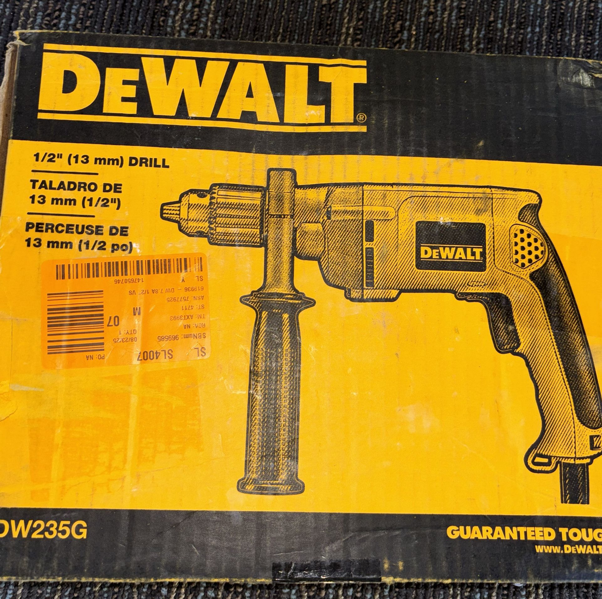 7.8 Amp Corded 1/2 in. Variable Speed Reversing Drill