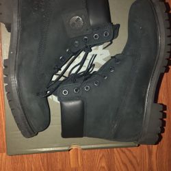Black Timberlands Mens 8.5