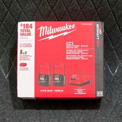 (Brand New) Milwaukee M12 2.0 Starter Kit