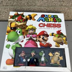 Super Mario Chess Collector's Edition Board Game: 2 Player Classic Strategy with Figures