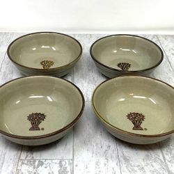 Set Of 4 Japanese Bowls 5 1/2”D