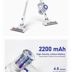 Cordless Vacuum Cleaner, 4 in 1 Stick Vacuum with 150w Powerful Suction, Anti-Static Design, Ideal for Pet, Hardwood Floor, Carpet, Car, E3