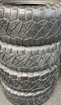 4 Llantas Usadas Nitto Ridge Grappler Lt 35x12.50R20 $250 las 4