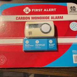First Alert Carbon Monoxide Alarm 
