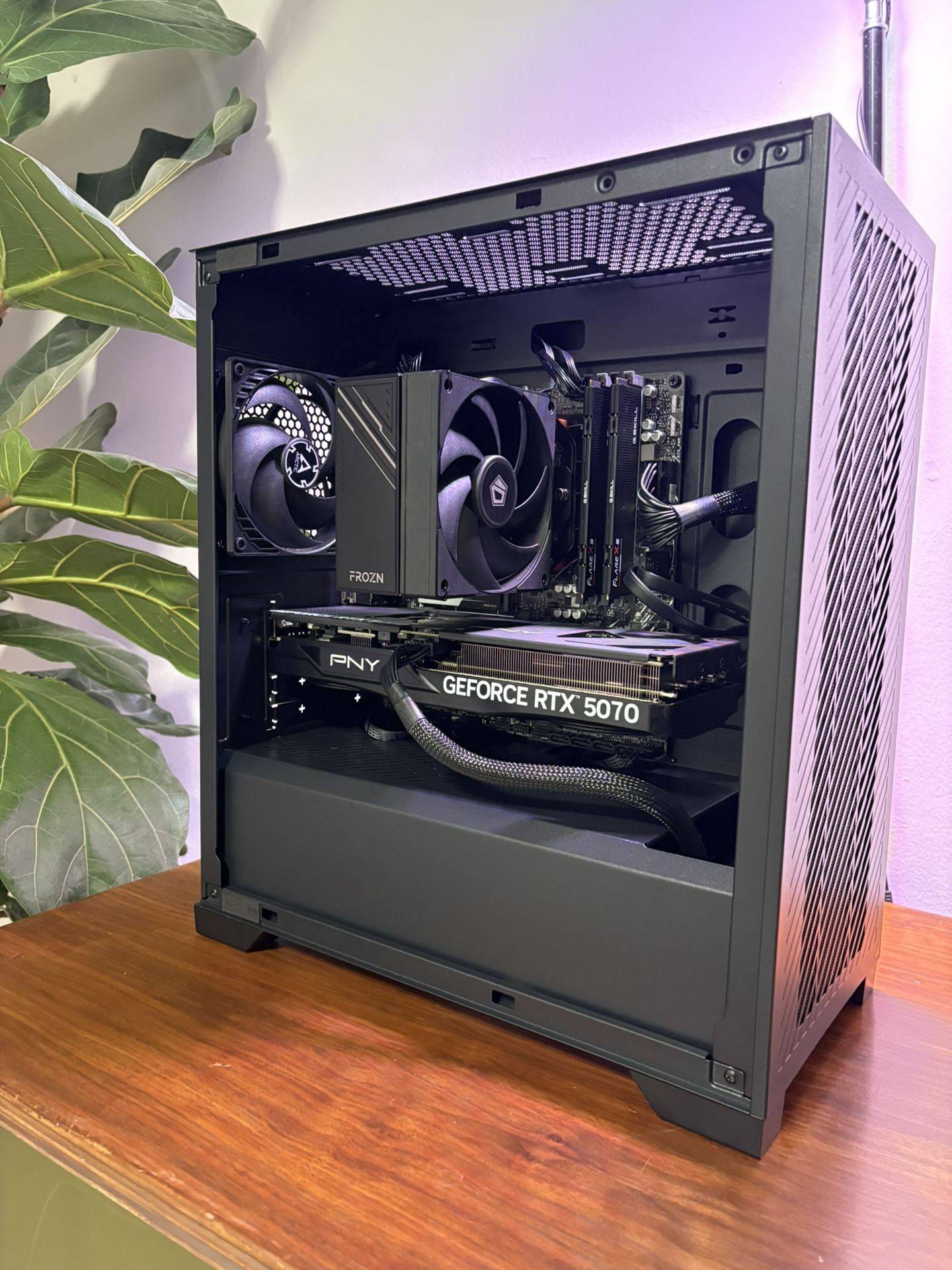 AMD Ryzen 5 9600X | RTX 5070 12GB | 32GB DDR5 | 1TB NVMe | WiFi | Quiet Tower Build