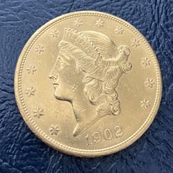 1902 S $20 Gold Liberty Double Eagle Uncirculated ! 